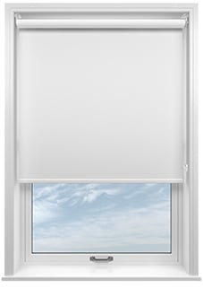 Trinity (Blackout), White - Motorised Roller Blind
